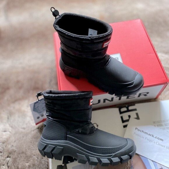 Hunter Intrepid Insulated Camo Short Snow Boots - Picture 10 of 13